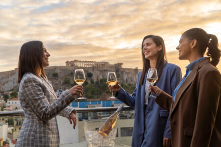 lifestyle campaign Athens rooftop branding social experience