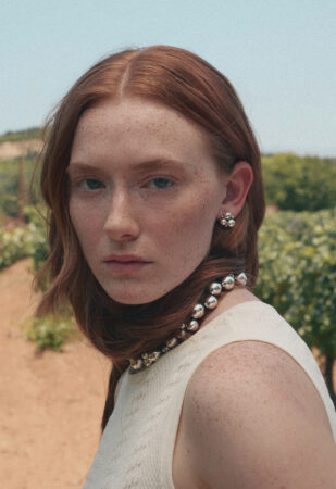 Georg Jensen campaign portrait jewelry fashion natural beauty