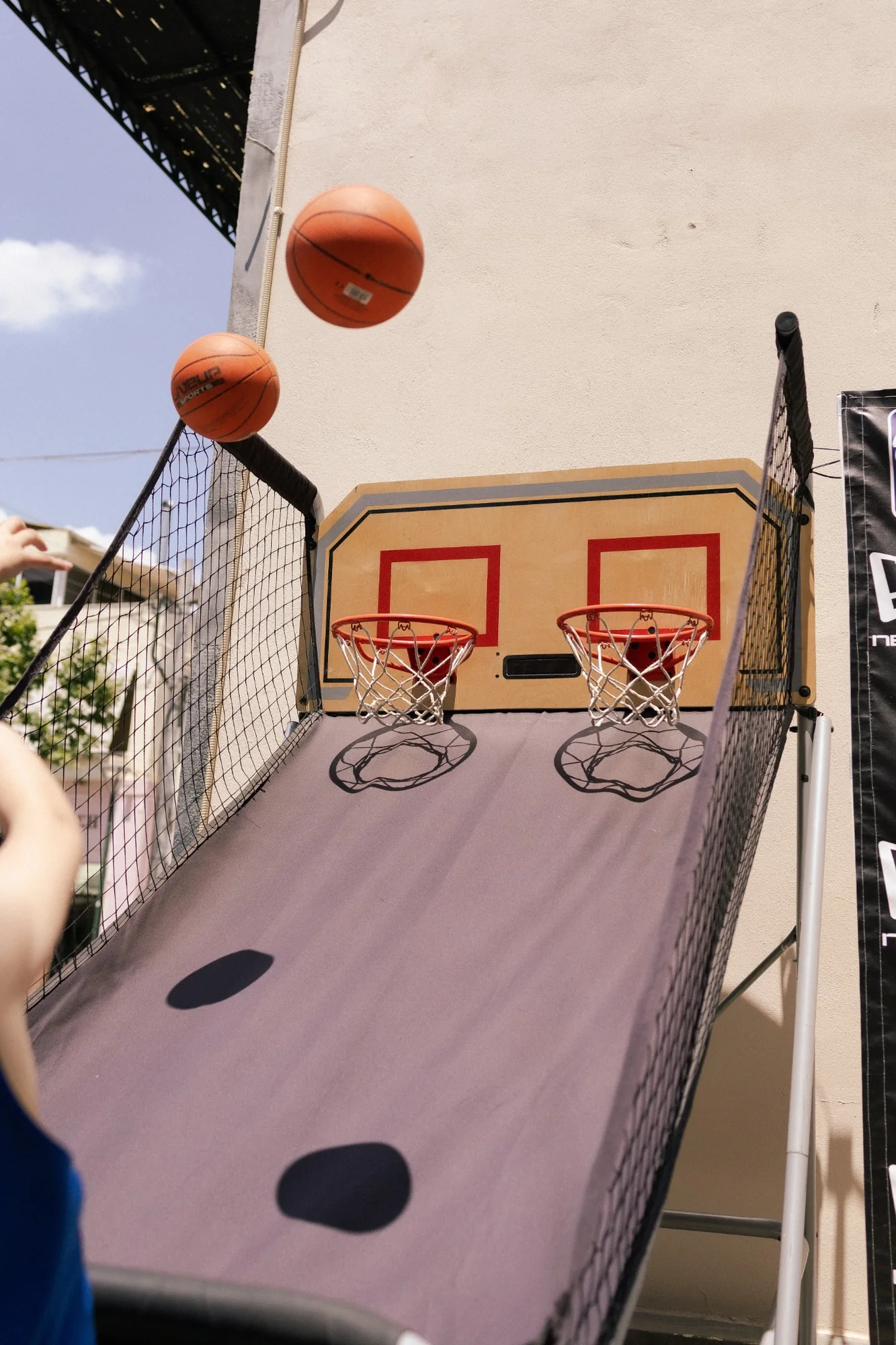 Interactive basketball activation