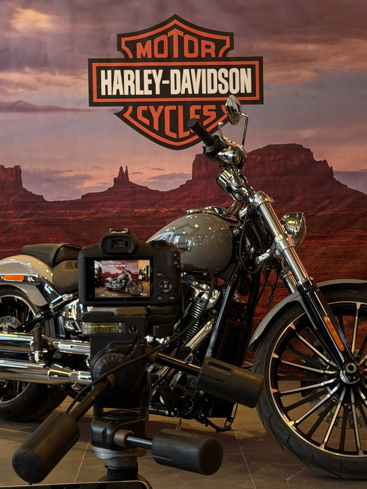 Harley-Davidson event photo booth